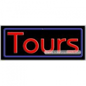 Tours Neon Sign (20" x 37" x 3")