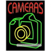 Cameras Neon Sign (24
