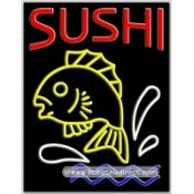 Sushi Neon Sign (24" x 31" x 3")