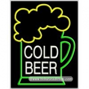 Cold Beer Neon Sign (24