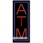 ATM (vertical) Neon Sign (13
