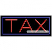 Tax Neon Sign (13