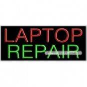 Laptop Repair Neon Sign (13" x 32" x 3")