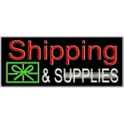 Shipping & Supplies Neon Sign (13