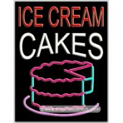 Ice Cream Cakes Neon Sign (24