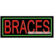 Braces Neon Sign (13