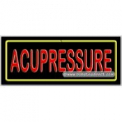Acupressure Neon Sign (13" x 32" x 3")