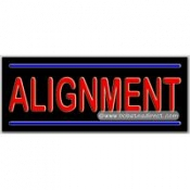 Alignment Neon Sign (13" x 32" x 3")
