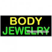 Body Jewelry Neon Sign (13