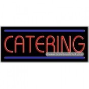 Catering Neon Sign (13" x 32" x 3")