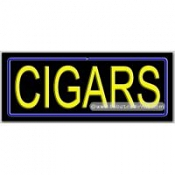 Cigars Neon Sign (13" x 32" x 3")