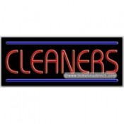 Cleaners Neon Sign (13" x 32" x 3")