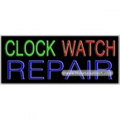 Clock Watch Repair Neon Sign (13