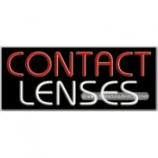 Contact Lenses Neon Sign (13" x 32" x 3")
