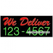 We Deliver  Neon Sign (13