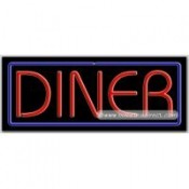 Diner Neon Sign (13" x 32" x 3")