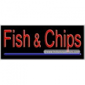 Fish & Chips Neon Sign (13
