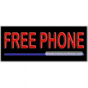 Free Phone Neon Sign (13