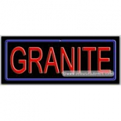 Granite Neon Sign (13