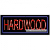 Hardwood Neon Sign (13