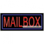 Mailbox Neon Sign (13" x 32" x 3")
