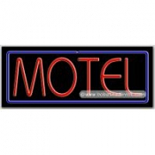 Motel Neon Sign (13" x 32" x 3")