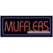 Mufflers Neon Sign (13" x 32" x 3")