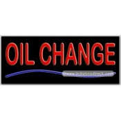 Oil Change Neon Sign (13