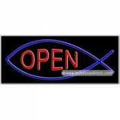 Open Neon Sign (13