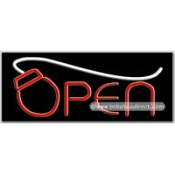 Open Neon Sign (13