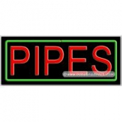 Pipes Neon Sign (13" x 32" x 3")