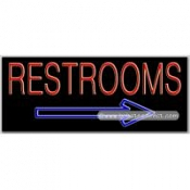 Restrooms Neon Sign (13