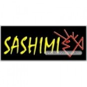 Sashimi Neon Sign (13" x 32" x 3")