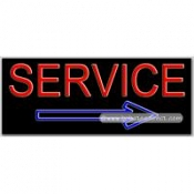 Service Neon Sign (13" x 32" x 3")