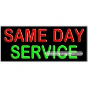 Same Day Service Neon Sign (13