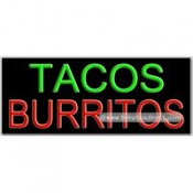 Tacos Burritos Neon Sign (13