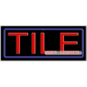Tile Neon Sign (13