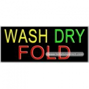 Wash Dry Fold Neon Sign (13