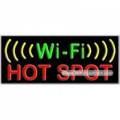 Wi-Fi Hot Spot Neon Sign (13