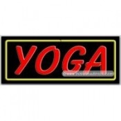 Yoga Neon Sign (13" x 32" x 3")