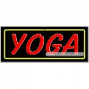 Yoga Neon Sign (13" x 32" x 3")