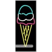 Ice Cream Logo Neon Sign (13