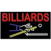 Billiards Neon Sign (13
