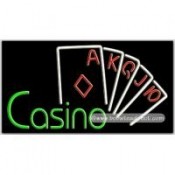 Casino Neon Sign (20" x 37" x 3")