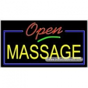 Open Massage Neon Sign (20