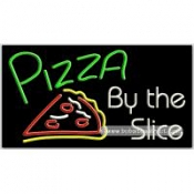 Pizza by the Slice Neon Sign (20