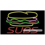 Subs Neon Sign (20" x 37" x 3")