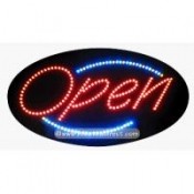 Open (Animations) LED Sign (15" x 27" x 1")