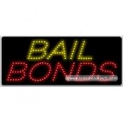 Bail Bonds LED Sign (11" x 27" x 1")