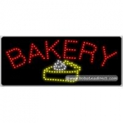 Bakery, Logo LED Sign (11" x 27" x 1")